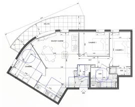 Vente Appartement  - Appartement  - 4 pièces  - 74.21 m²