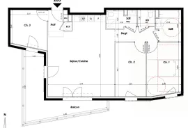Vente Appartement  - 4 pièces  - 81.7 m²