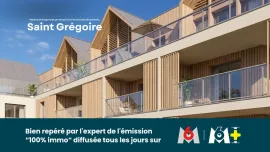 Vente T2 NEUF 50,83 m² + TERRASSE SUD – ST GRÉGOIRE