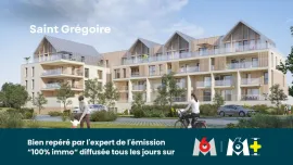 Vente T2 NEUF 50,83 m² + TERRASSE SUD – ST GRÉGOIRE