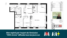 Vente DERNIER T5 NEUF 103m² + TERRASSE 28m² + 2 PARKINGS – ST GRÉGOIRE / RENNES