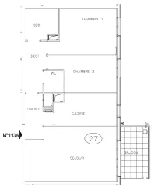 Vente Appartement 3 pièces avec balcon - Suresnes