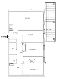 Vente Appartement 3 pièces avec balcon - Suresnes