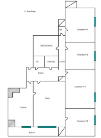 Vente Appartement 5 pièces avec balcon - Colombes