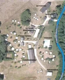 Vente À vendre - Centre de vacances et d'accueil de 51 hectares à Sainte-Marie-Lapanou