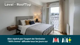 Vente T5 ROOFTOP NEUF 132 m² + TERRASSES XXL – LAVAL CENTRE