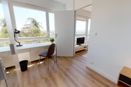 Chambre en colocation appartement meublé Oullins