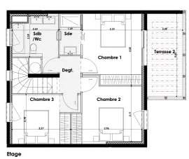 Vente Maison  - 4 pièces  - 96.2 m²