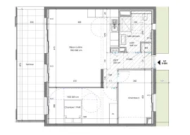 Vente Appartement  - Appartement  - 3 pièces  - 68.87 m²