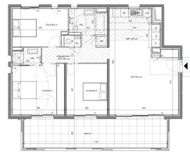 Vente Appartement  - Appartement  - 4 pièces  - 97.66 m²