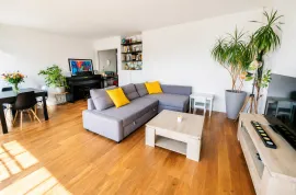 Vente Puteaux Bellini – 3 pièces traversant de 64 m², dernier étage, balcon, parking, cave, vue Tour Eiffel