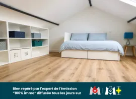 Vente MAISON - 3 CHAMBRES - UN BUREAU - JARDIN
