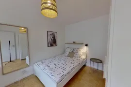 Chambre en colocation appartement meublé Oullins