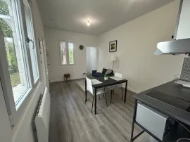 Location T2 meublé avec jardin 330m2 & terrasse Amiens