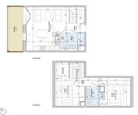 Vente Appartement T3 duplex de 64,20m2 avec Terrasse