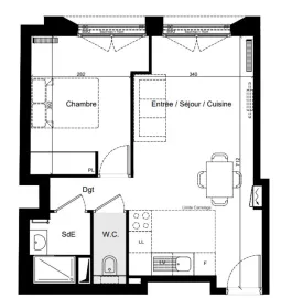 Vente Appartement T2 idéalement placé dans le 13ème