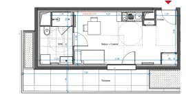 Vente STUDIO DE PLUS DE 26M2 AU PIED DU METRO À ASNIERES