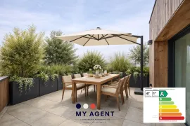 Vente T4 avec grande terrasse 35m2 – Dernier étage