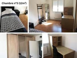 Location ENSA / CHU collocation 3 chambre, 80m2