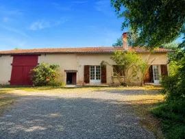 Maison plain pied 3 chambres avec grange attenante, terrain de 1150m2 Minzac
