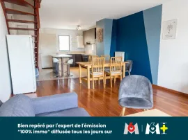 Vente Appartement T4 en duplex avec terrasse, stationnement sécurisé et cave - Saint-Herblain bourg - 3 chambres