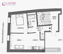 Location A LOUER T2 refait à neuf