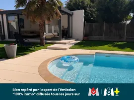 Vente MAISON PLAIN PIED PISCINE CHAUFFEE DOUBLE GARAGE POOL HOUSE - LE TOUT PARFAITEMENT ENTRETENU AUX BORDS DE LA FORET DE TOUFFOU
