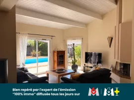 Vente MAISON PLAIN PIED PISCINE CHAUFFEE DOUBLE GARAGE POOL HOUSE - LE TOUT PARFAITEMENT ENTRETENU AUX BORDS DE LA FORET DE TOUFFOU