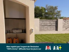 Vente MAISON PLAIN PIED PISCINE CHAUFFEE DOUBLE GARAGE POOL HOUSE - LE TOUT PARFAITEMENT ENTRETENU AUX BORDS DE LA FORET DE TOUFFOU