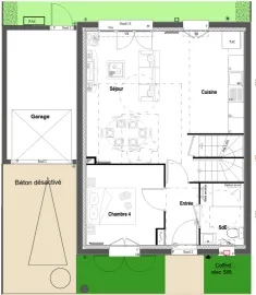 Vente Maison 5 pièces avec jardin a Thoiry