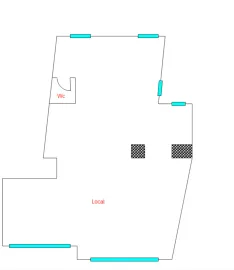 Vente Commerce/Bureau  - Murs commerciaux  - 70.0 m²