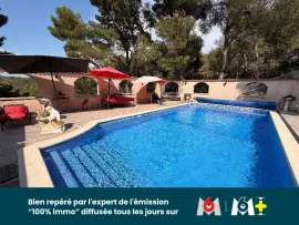 Vente SEPTEME - Double VILLA vue sur vallee avec piscine