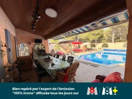 Vente SEPTEME - Double VILLA vue sur vallee avec piscine