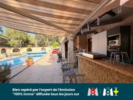 Vente SEPTEME - Double VILLA vue sur vallee avec piscine