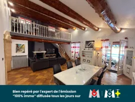Vente SEPTEME - Double VILLA vue sur vallee avec piscine