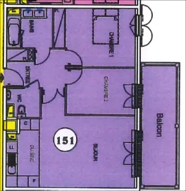 Location Appartement 3 Pièces Cité-Jardin avec Balcon