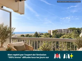 Vente NICE OUEST : 2 PIÈCES VUE MER DANS UNE RÉSIDENCE D’EXCEPTION
