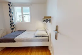 Chambre en colocation appartement meublé Lyon 8e