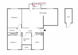 Colocation 1 chambre meublée (n°2) A LOUER EN COLOCATION