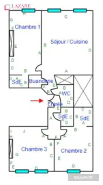 Colocation 1 CHAMBRE Meublée A LOUER EN COLOCATION