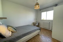 Chambre en colocation appartement meublé Lyon 8e