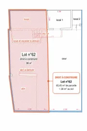 ANGERS - PASTEUR - DROIT À CONSTRUIRE DE 65,45 M² Angers