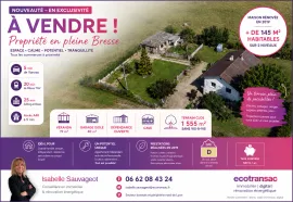 Vente MAISON RENOVEE 145 m², GARAGE 40 m², TERRAIN 1 555 m², CORSANT-LA NEUVE