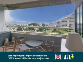 Vente KD3326  Élégant 2 pièces – Marina Baie des Anges – Vue mer & lever de soleil