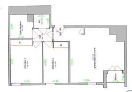 Vente Appartement 3 pièces avec balcon - Cergy
