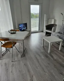 Location T2 meublé 44m² lumineux + 19m² de balcon couvert