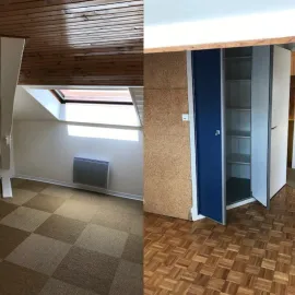 Location Beau F3 32m² Carrez sous combles Commanderie