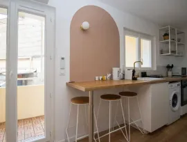 Location T2 terrasse meublé CC bail mobilité