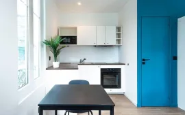 Location Studio meublé rénové avec terrasse Bail mobilité