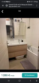 Location Spacieux appartement meublé de 60 m2 centre ville